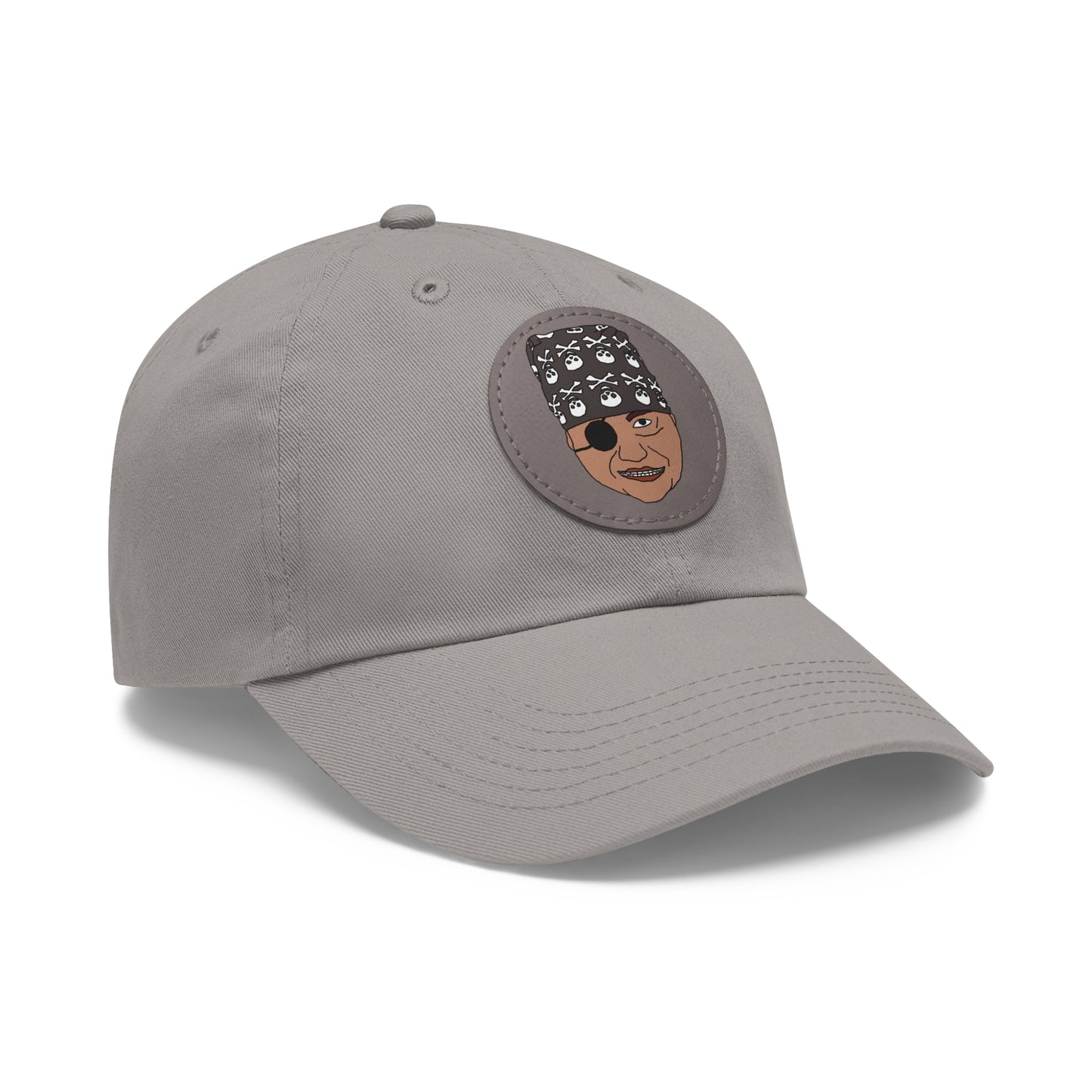 TROL Dad Hat with Leather Patch (Round)