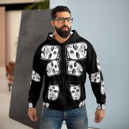 TROL Unisex Zip Hoodie (AOP)