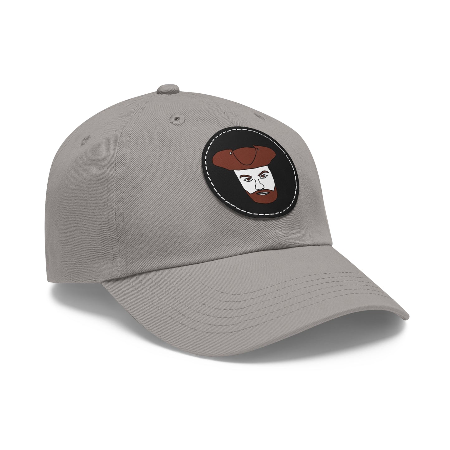TROL Dad Hat with Leather Patch (Round)