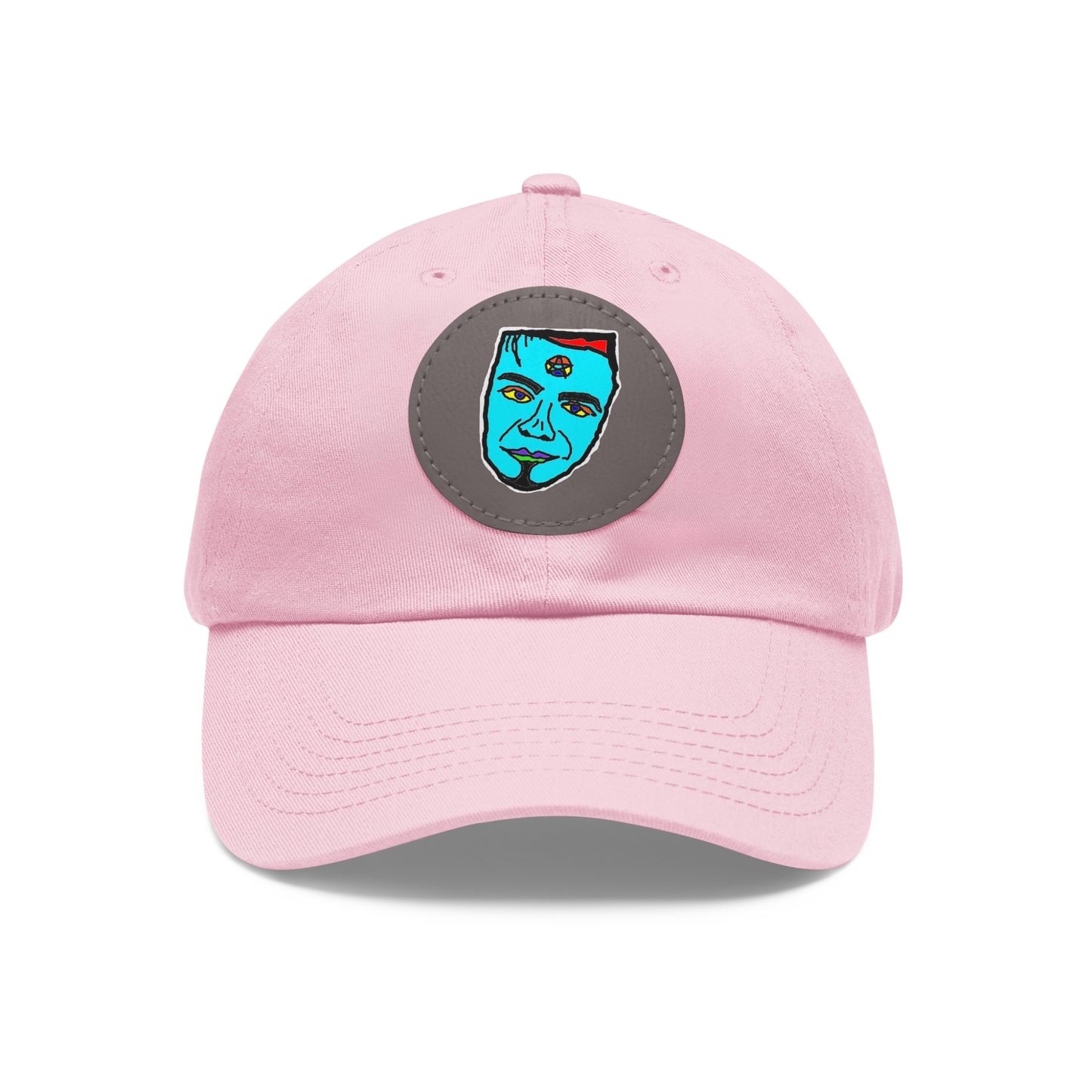 TROL Dad Hat with Leather Patch (Round)