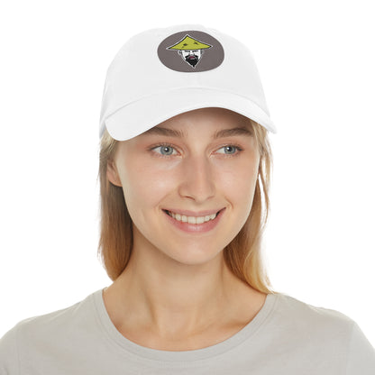 TROL Dad Hat with Leather Patch (Round)