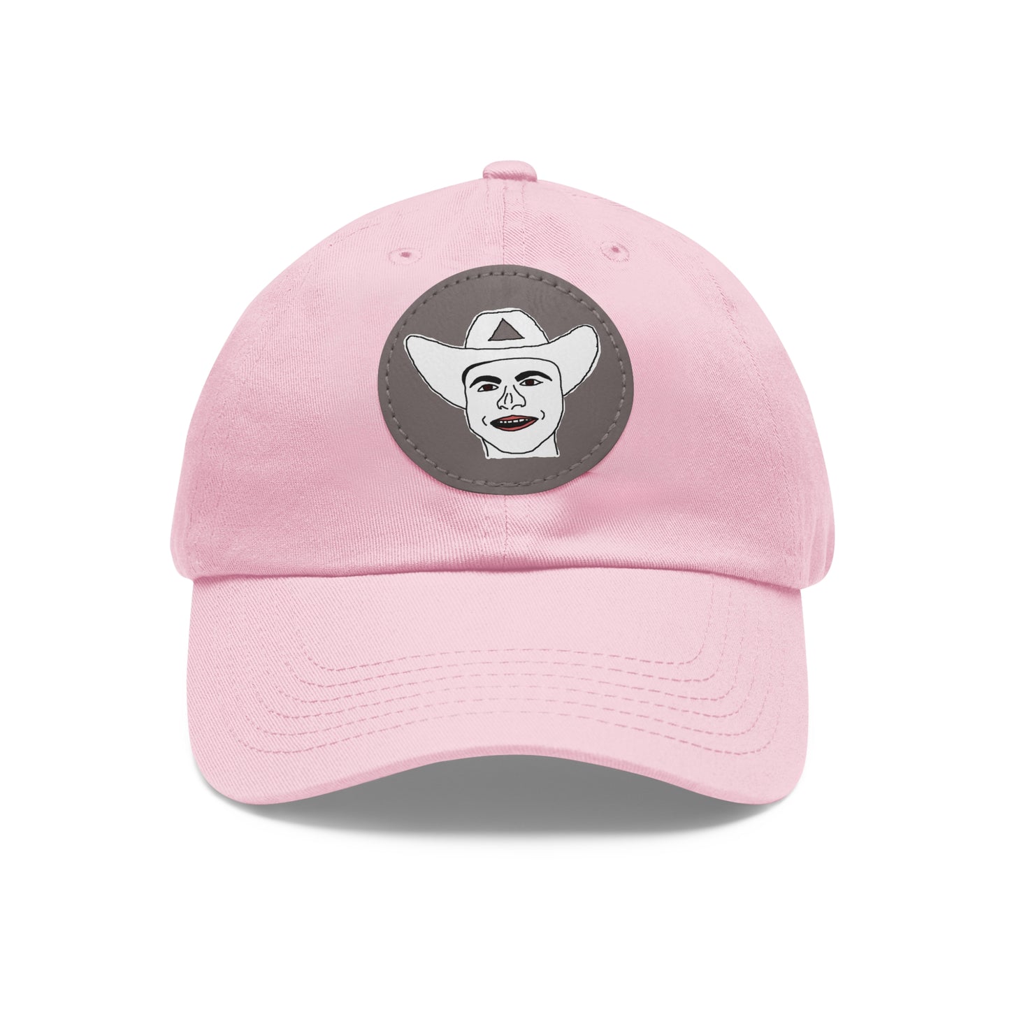 TROL Dad Hat with Leather Patch (Round)
