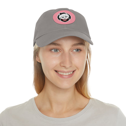 TROL Dad Hat with Leather Patch (Round)