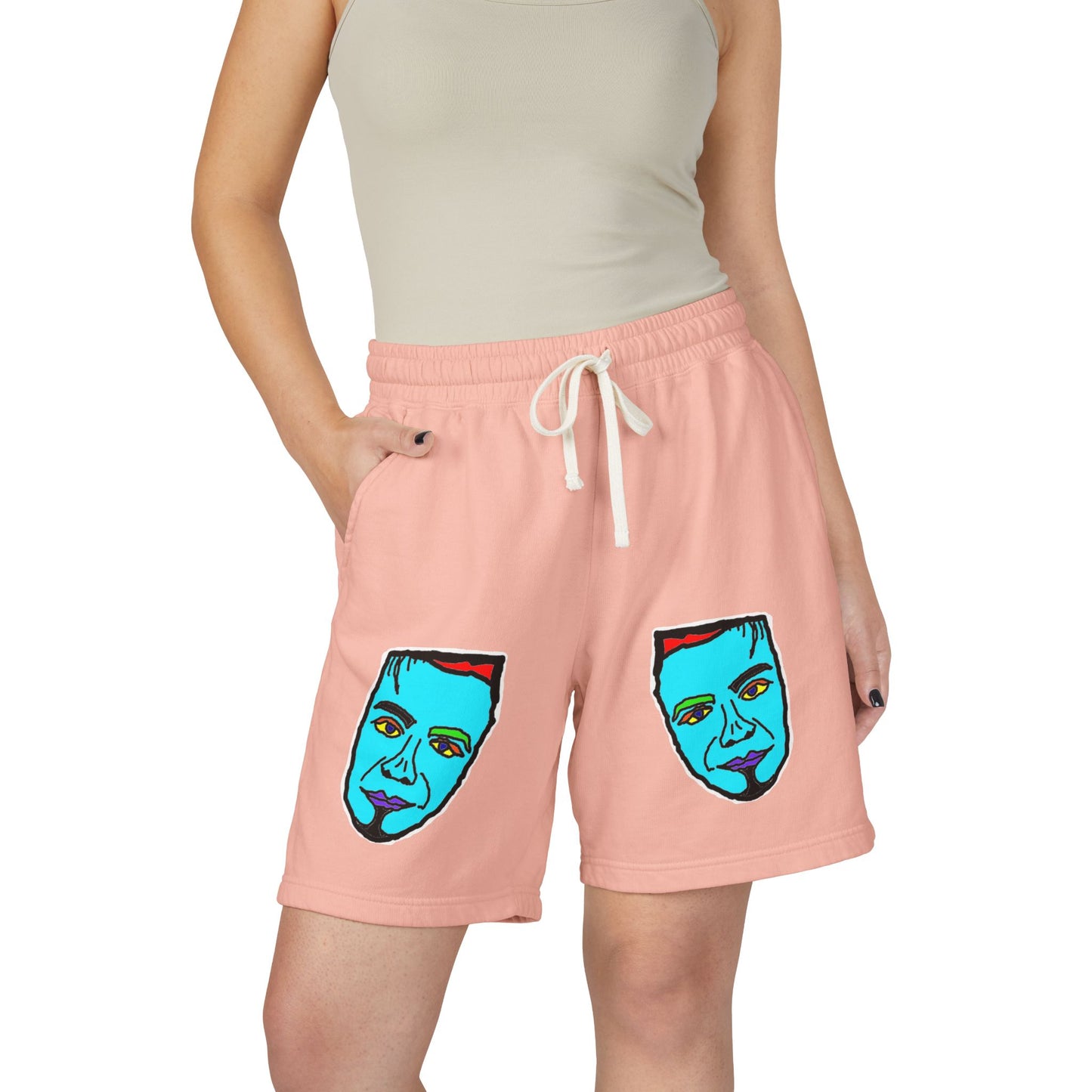 TROL Unisex Garment-Dyed Lightweight Fleece Sweat Shorts
