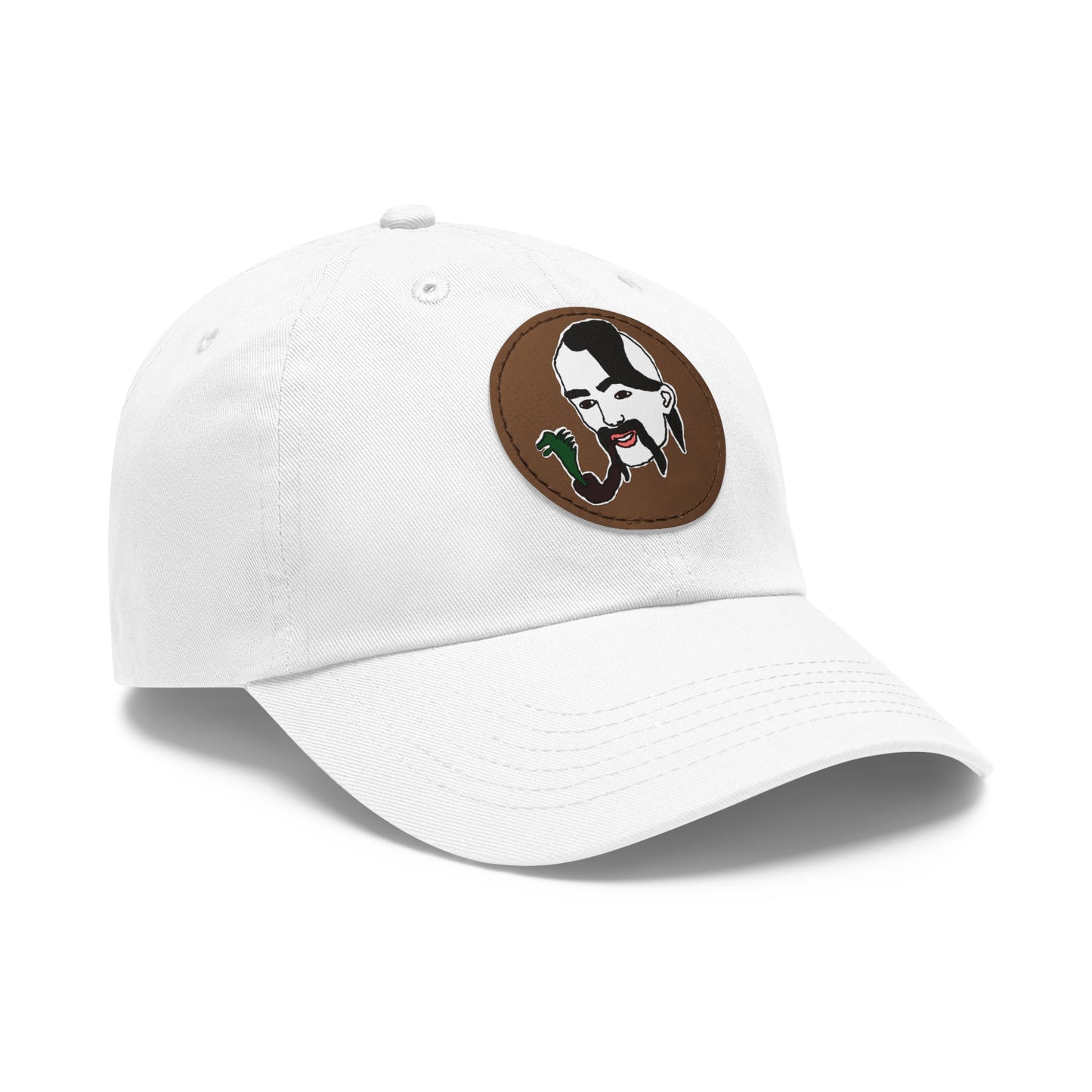TROL Dad Hat with Leather Patch (Round)