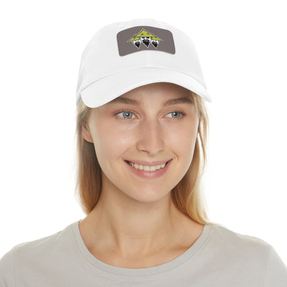 TROL Dad Hat with Leather Patch (Rectangle)