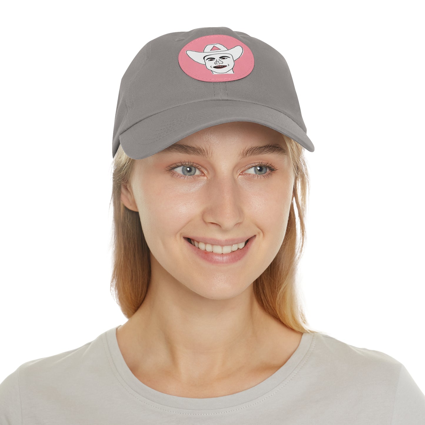 TROL Dad Hat with Leather Patch (Round)