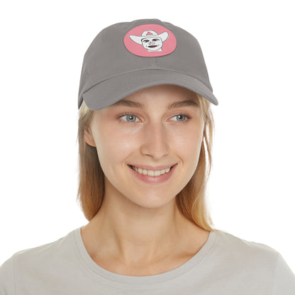 TROL Dad Hat with Leather Patch (Round)