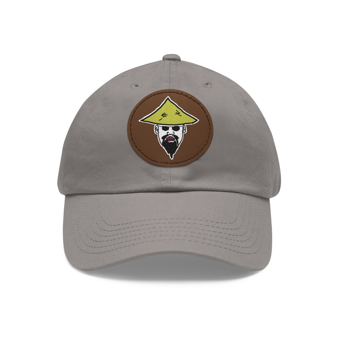 TROL Dad Hat with Leather Patch (Round)