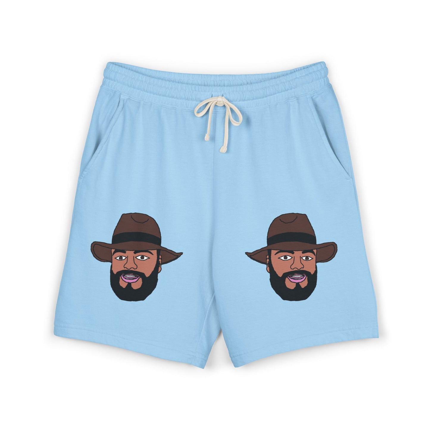 TROL Unisex Garment-Dyed Lightweight Fleece Sweat Shorts