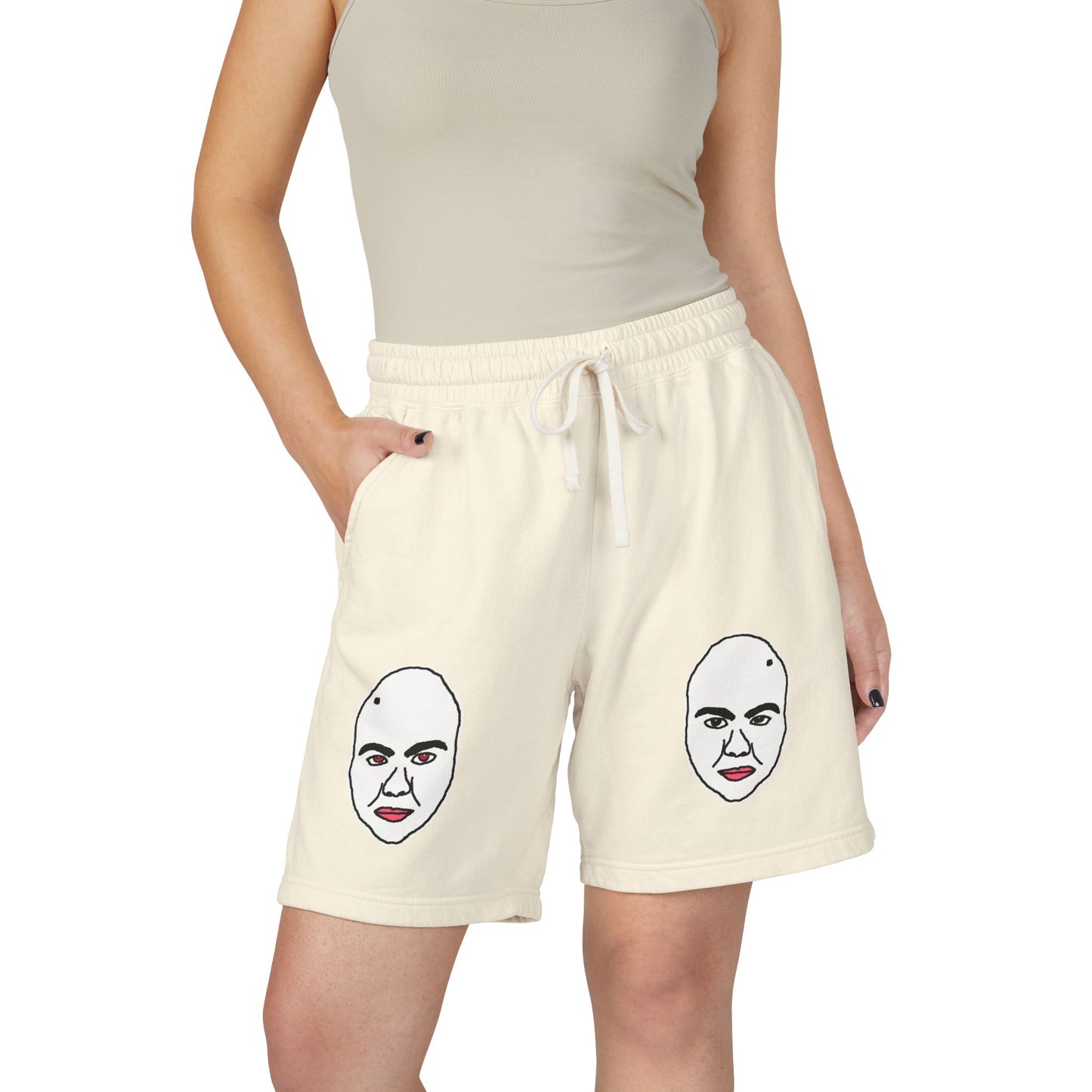 TROL Unisex Garment-Dyed Lightweight Fleece Sweat Shorts