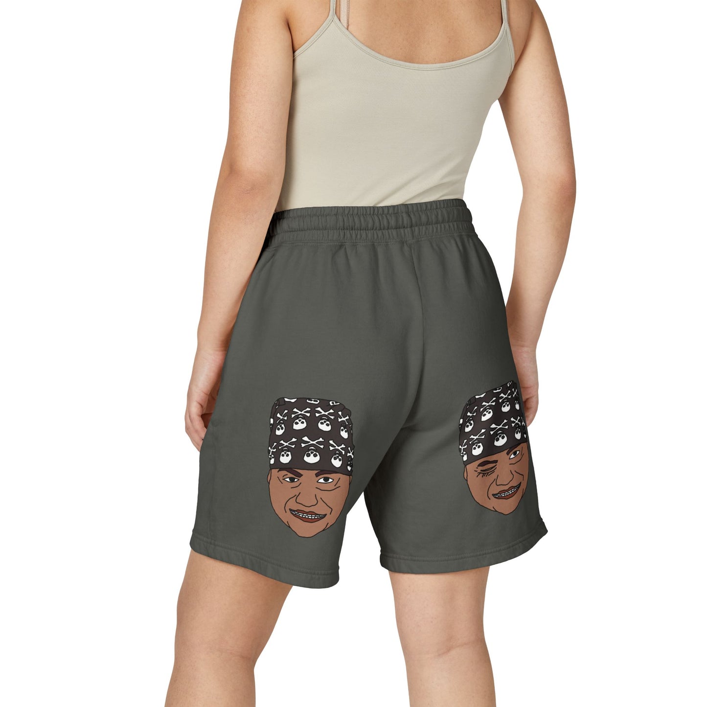 TROL Unisex Garment-Dyed Lightweight Fleece Sweat Shorts