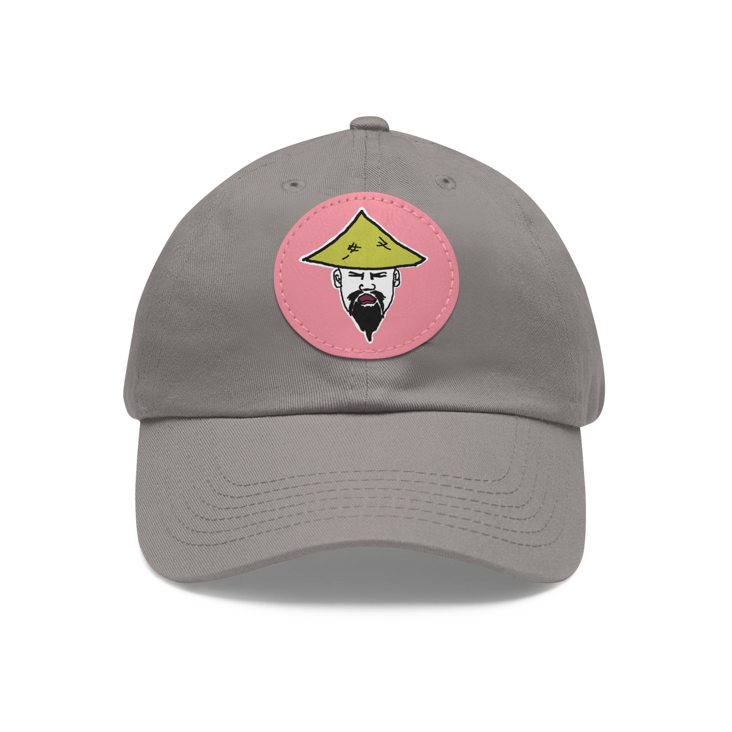 TROL Dad Hat with Leather Patch (Round)