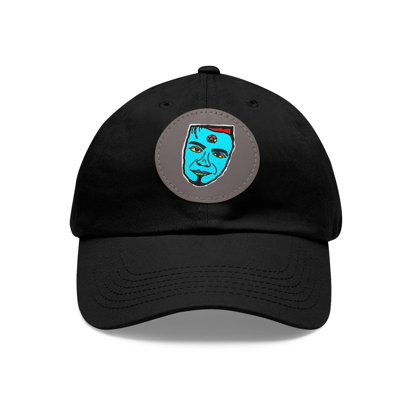 TROL Dad Hat with Leather Patch (Round)