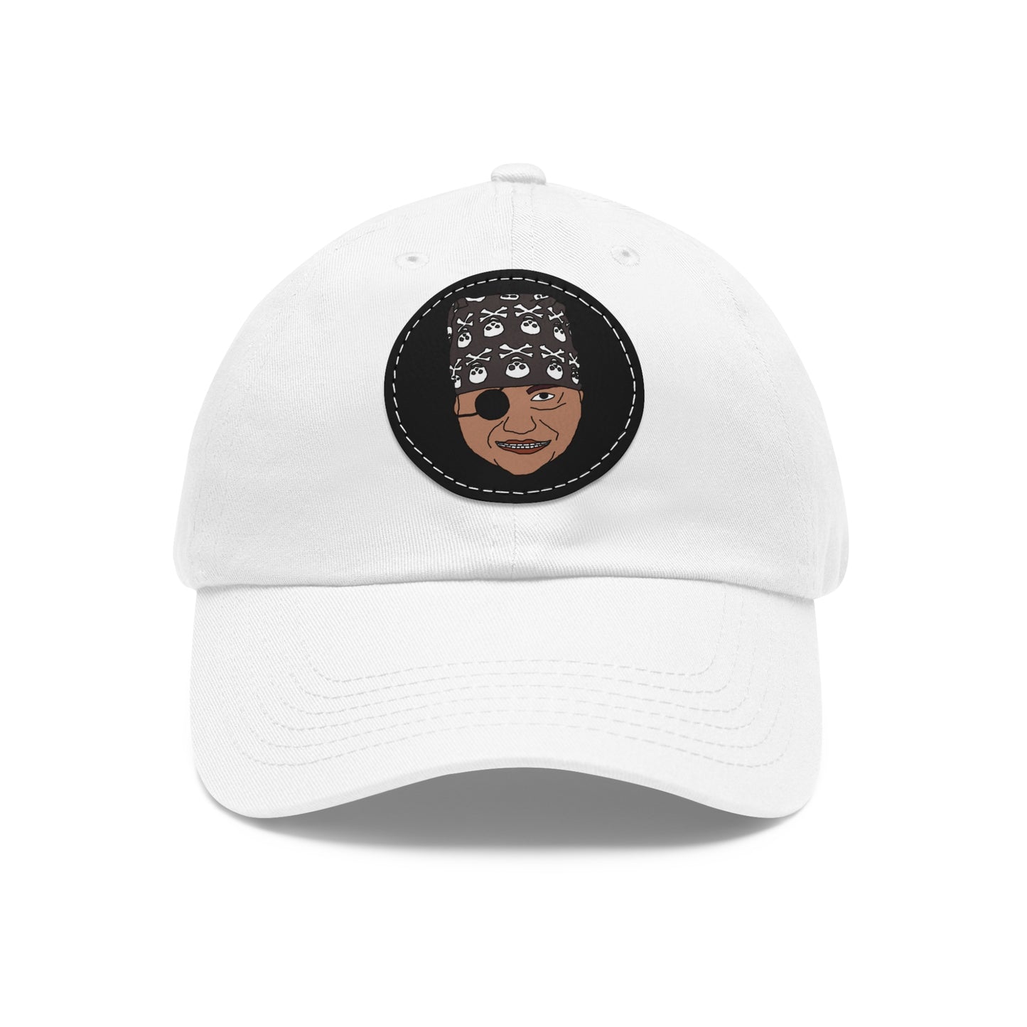 TROL Dad Hat with Leather Patch (Round)