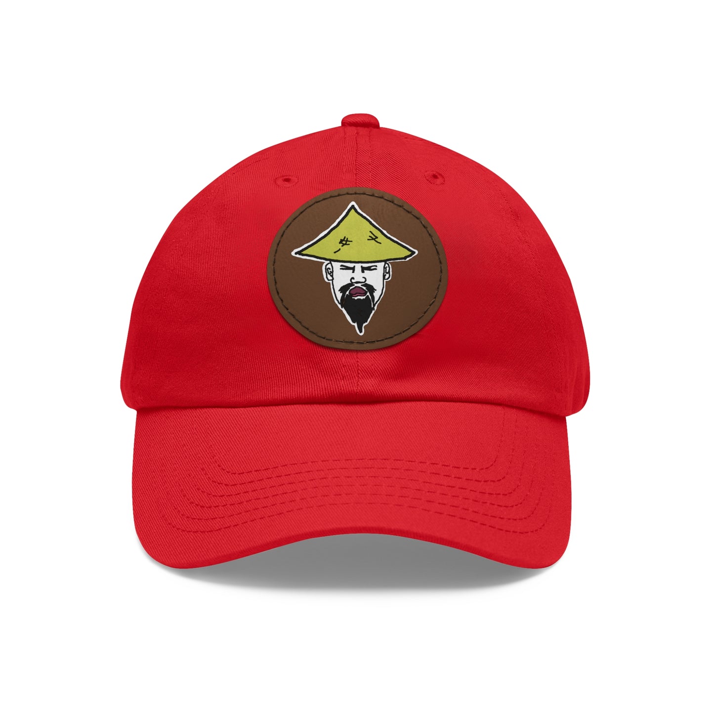TROL Dad Hat with Leather Patch (Round)
