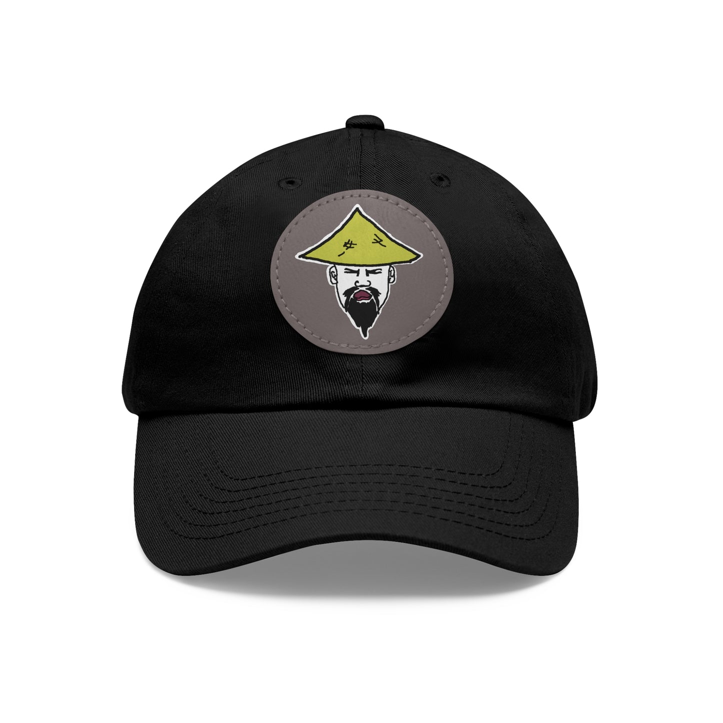 TROL Dad Hat with Leather Patch (Round)