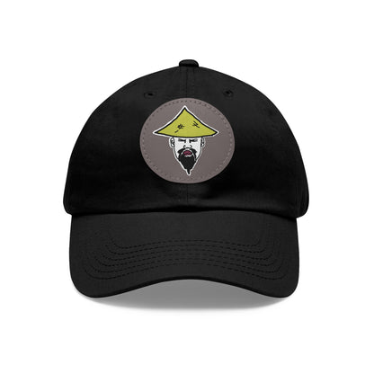 TROL Dad Hat with Leather Patch (Round)