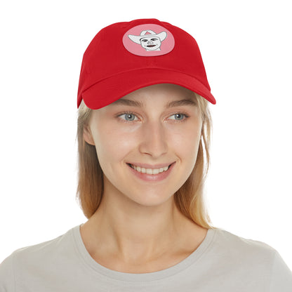 TROL Dad Hat with Leather Patch (Round)