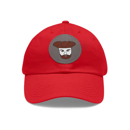 TROL Dad Hat with Leather Patch (Round)