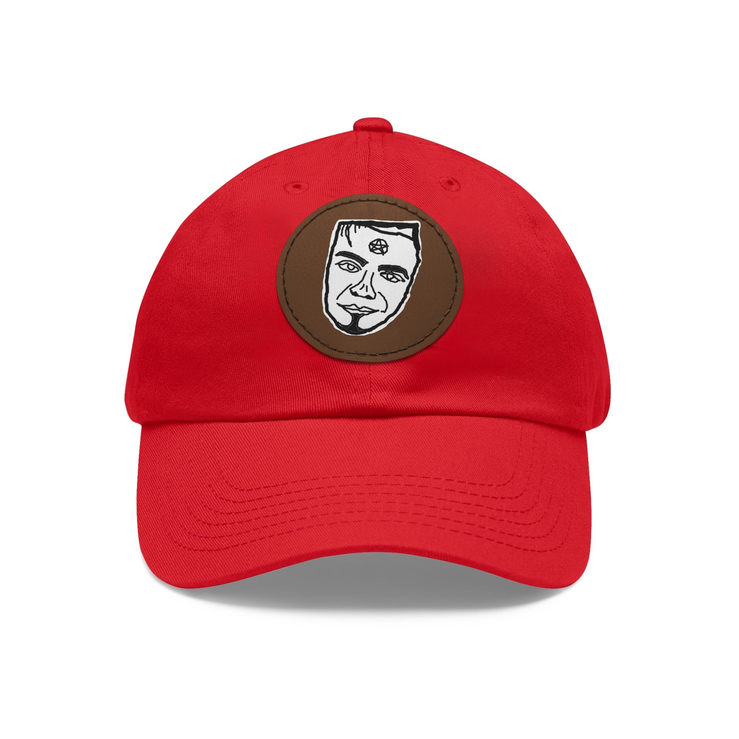 TROL Dad Hat with Leather Patch (Round)