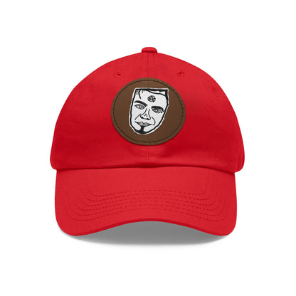 TROL Dad Hat with Leather Patch (Round)