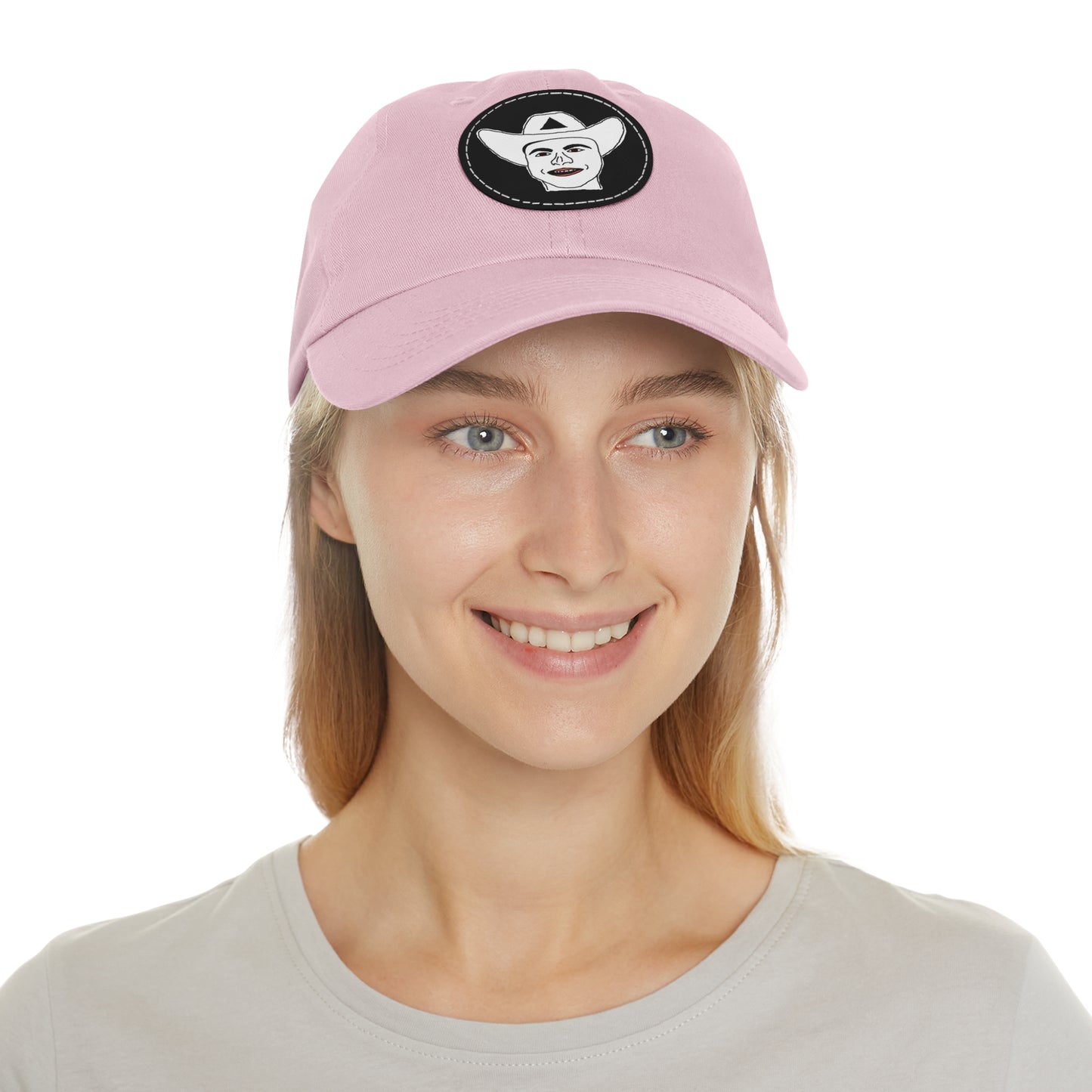 TROL Dad Hat with Leather Patch (Round)