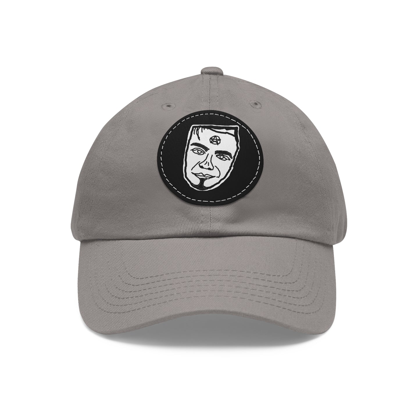 TROL Dad Hat with Leather Patch (Round)