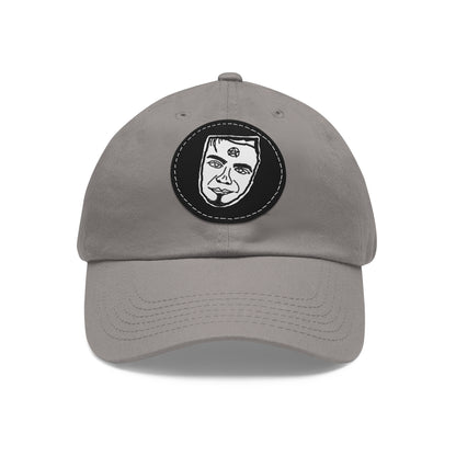 TROL Dad Hat with Leather Patch (Round)