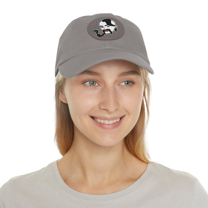 TROL Dad Hat with Leather Patch (Round)