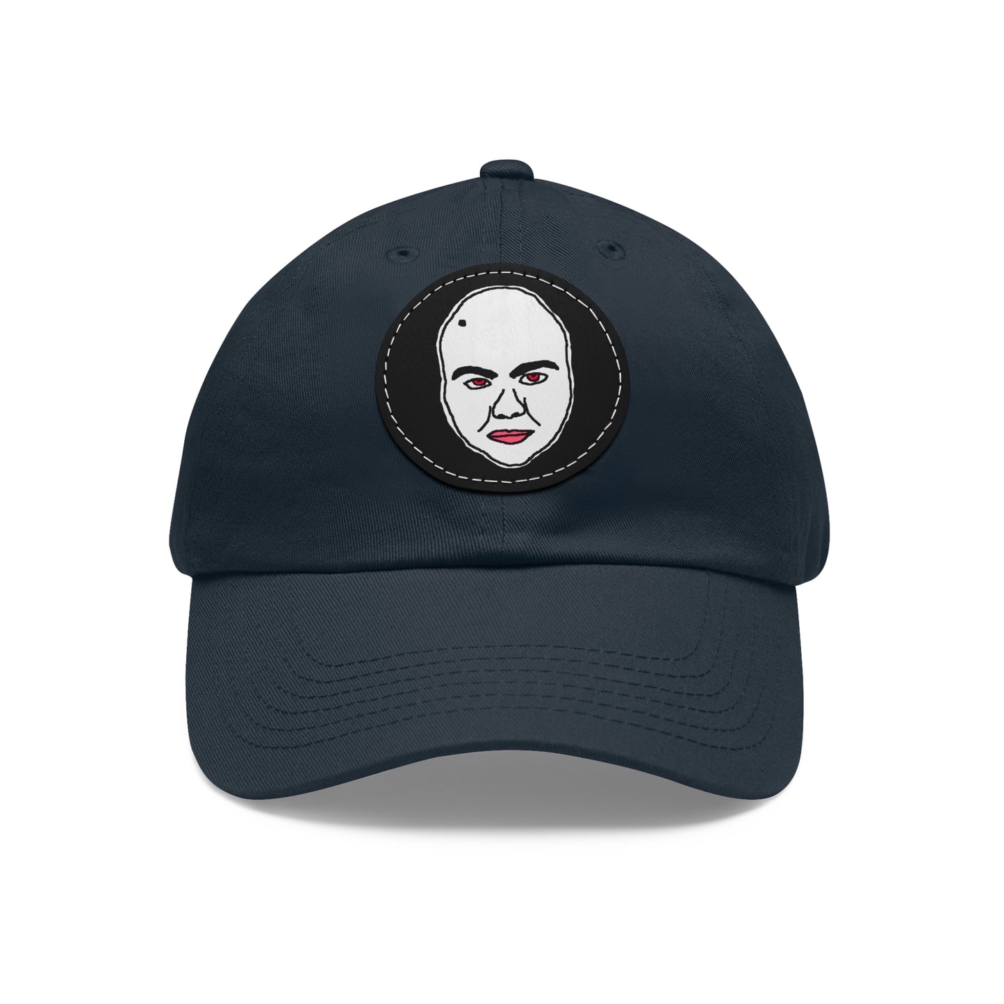 TROL Dad Hat with Leather Patch (Round)