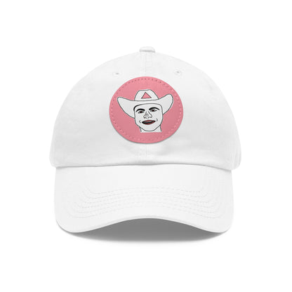 TROL Dad Hat with Leather Patch (Round)