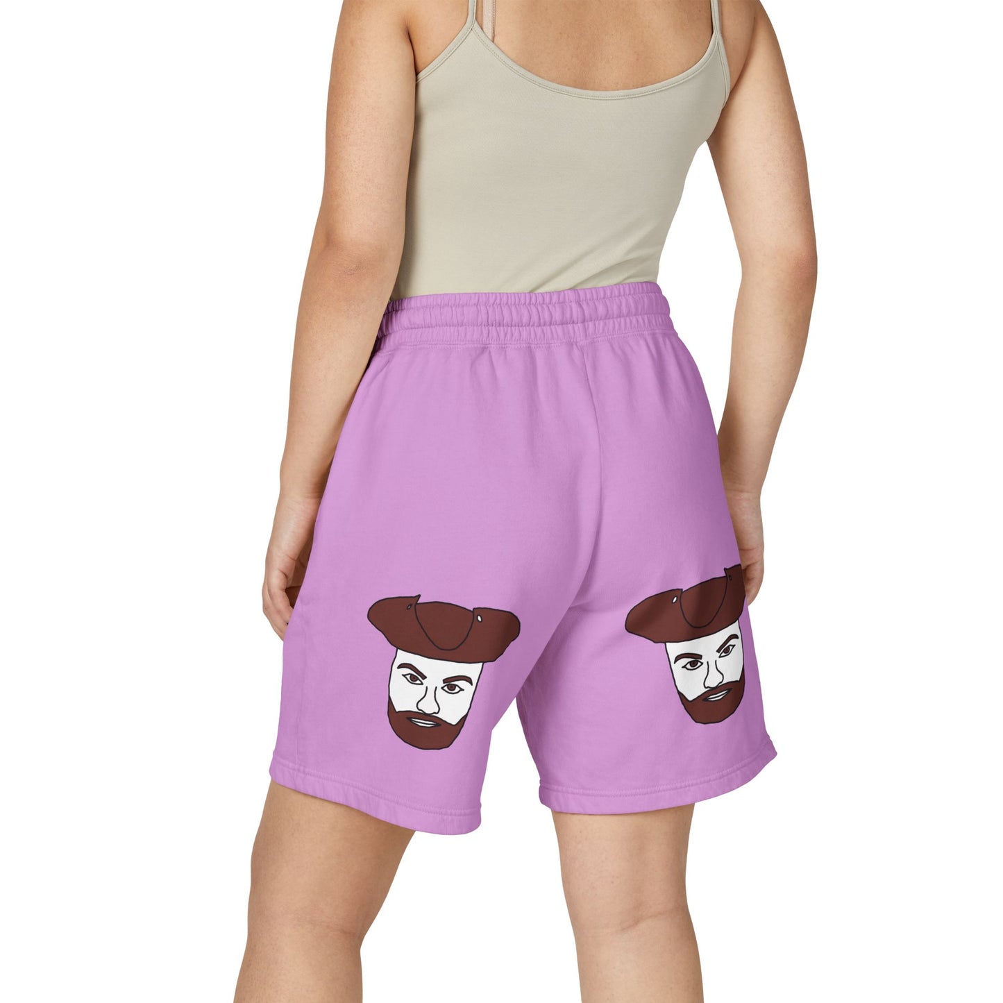 TROL Unisex Garment-Dyed Lightweight Fleece Sweat Shorts