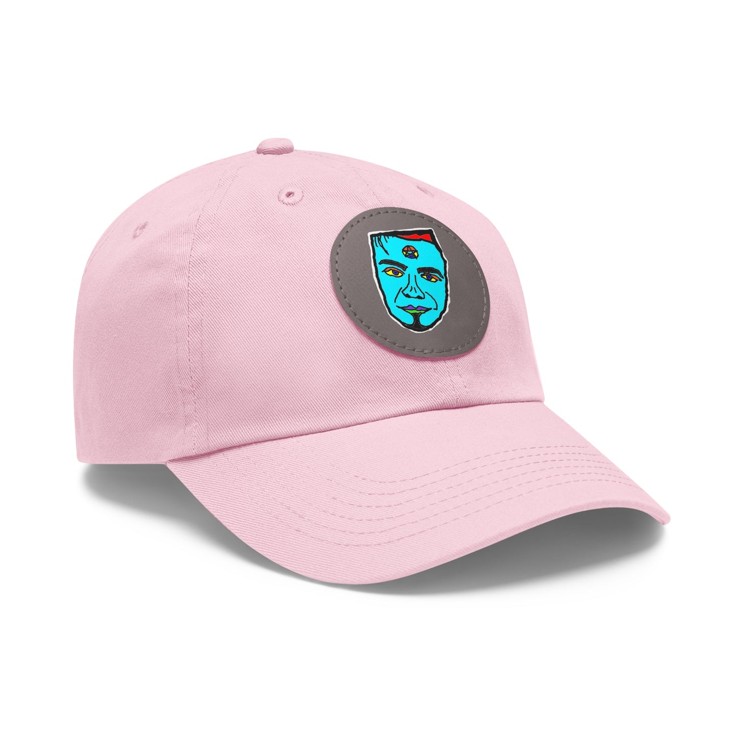 TROL Dad Hat with Leather Patch (Round)