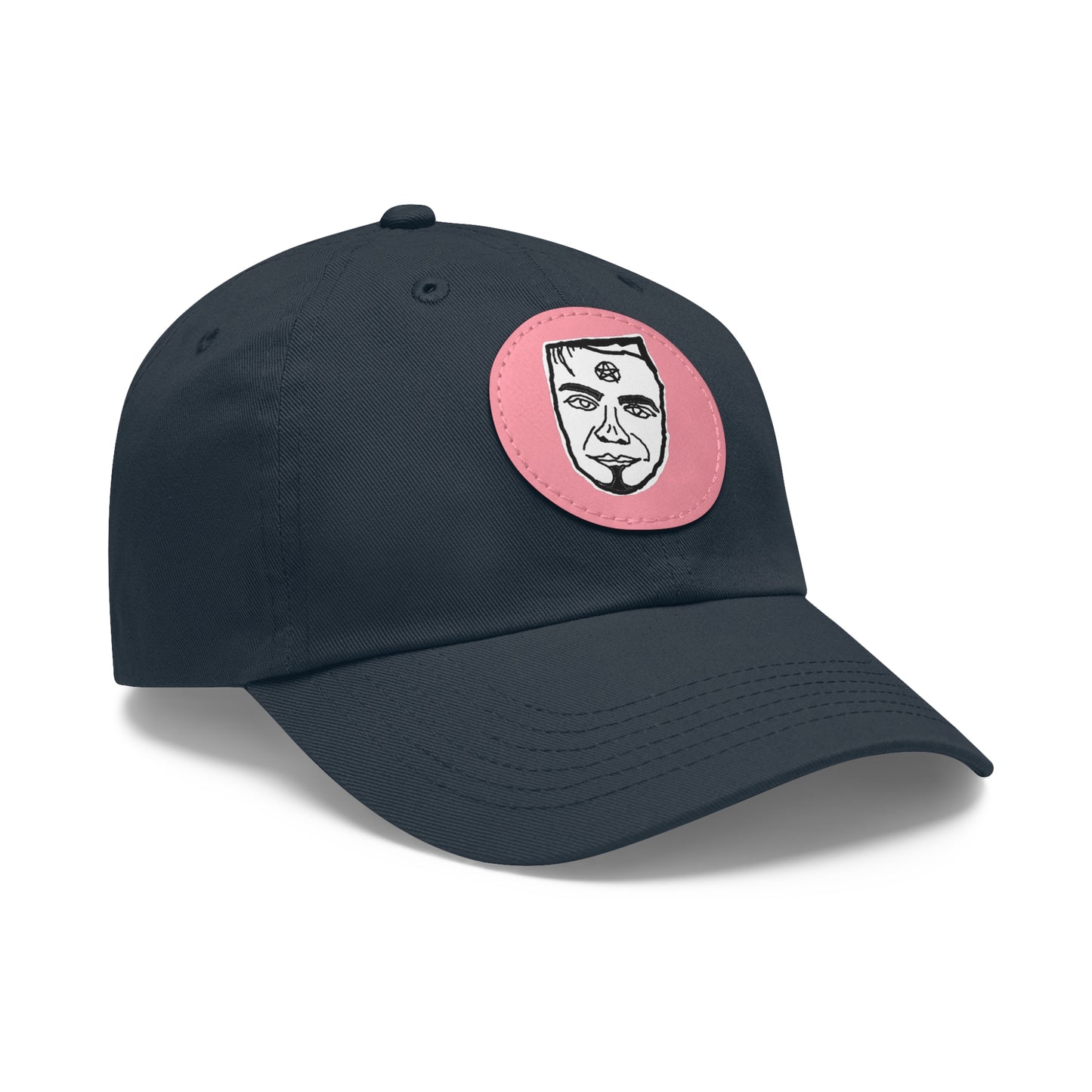 TROL Dad Hat with Leather Patch (Round)