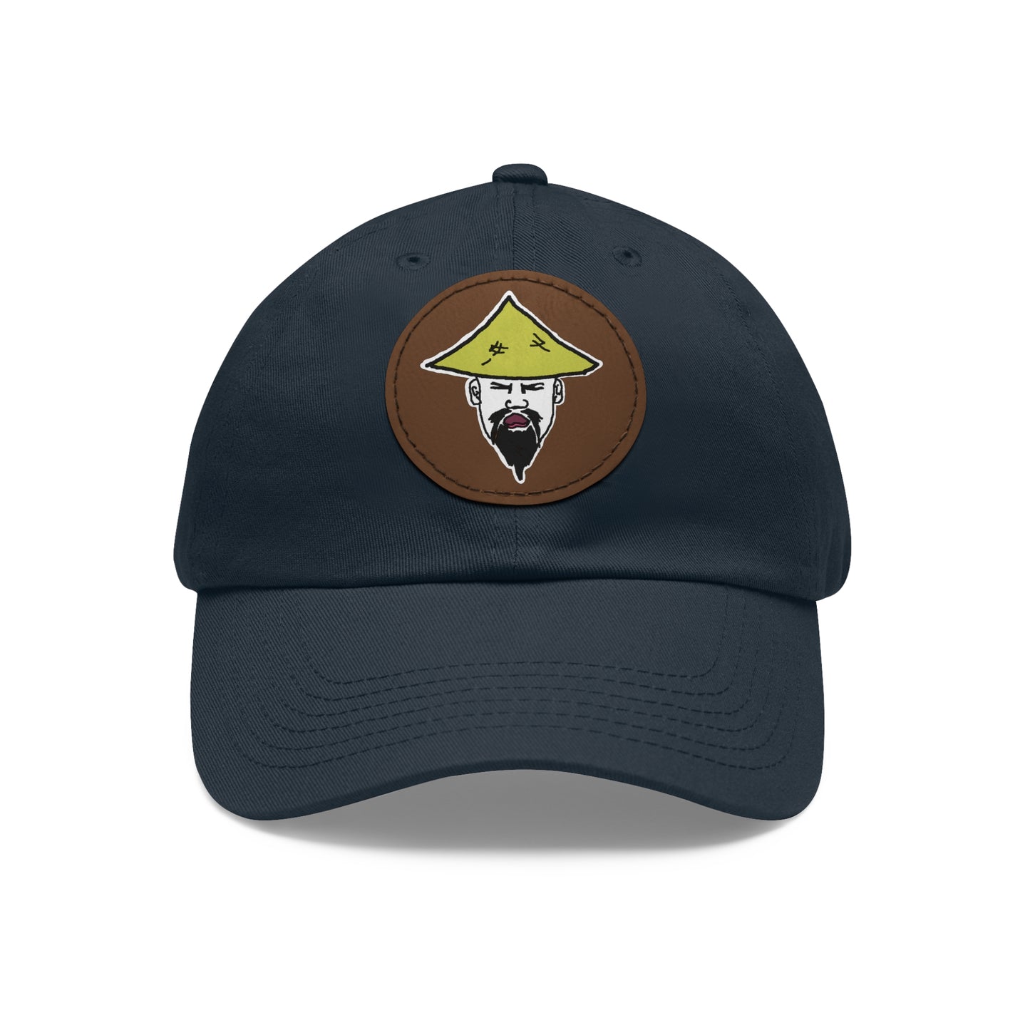 TROL Dad Hat with Leather Patch (Round)