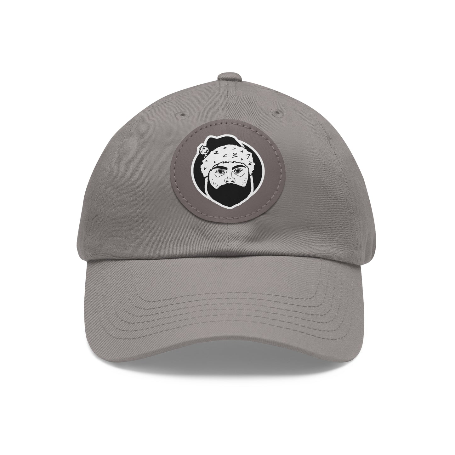 TROL Dad Hat with Leather Patch (Round)