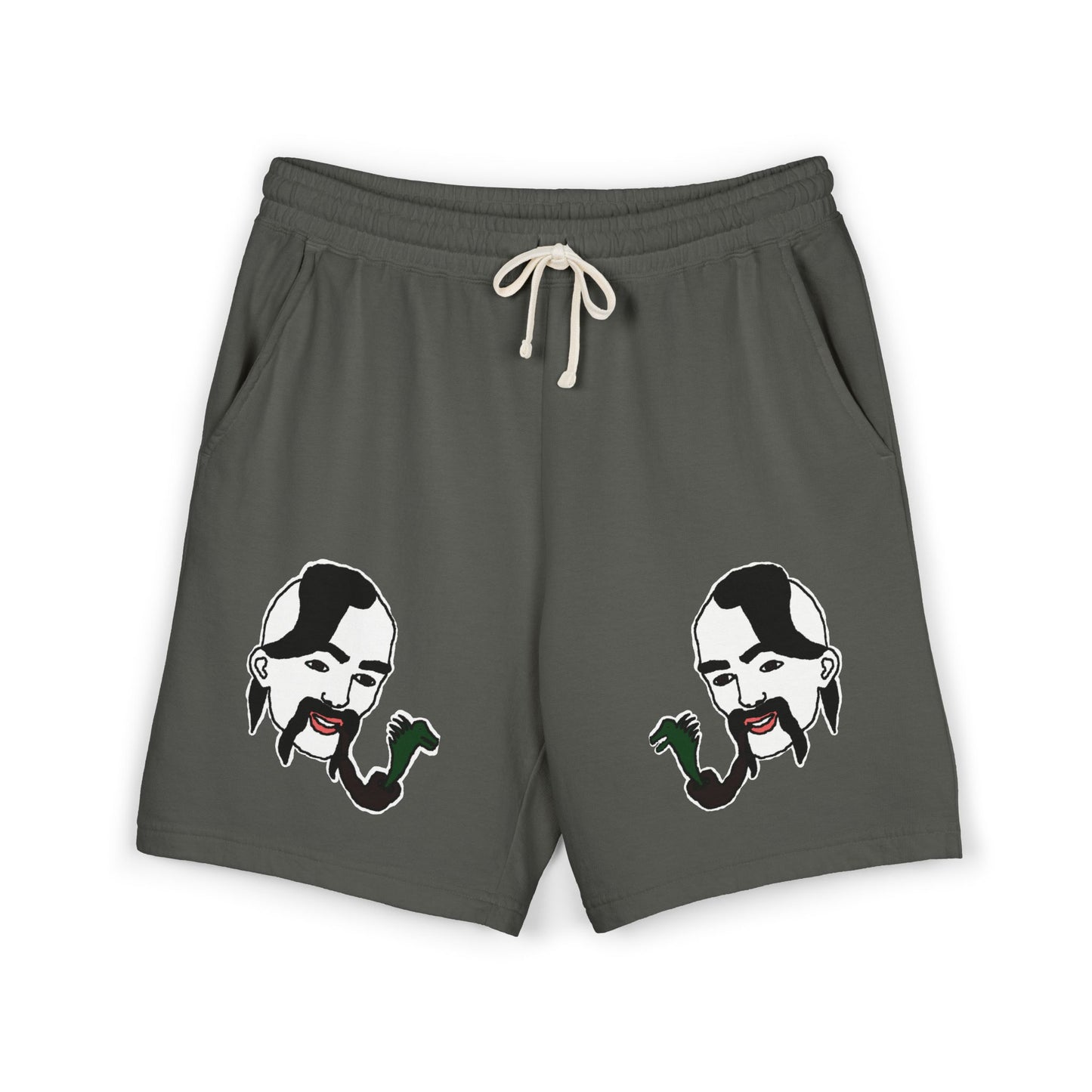 TROL Unisex Garment-Dyed Lightweight Fleece Sweat Shorts