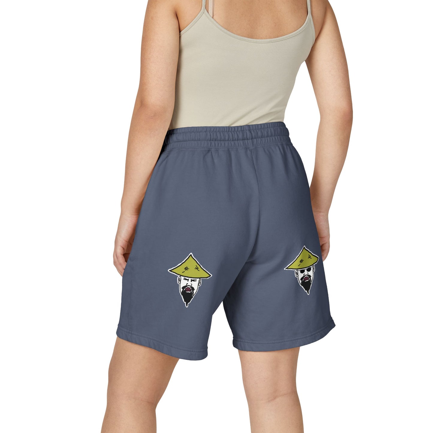 TROL Unisex Garment-Dyed Lightweight Fleece Sweat Shorts
