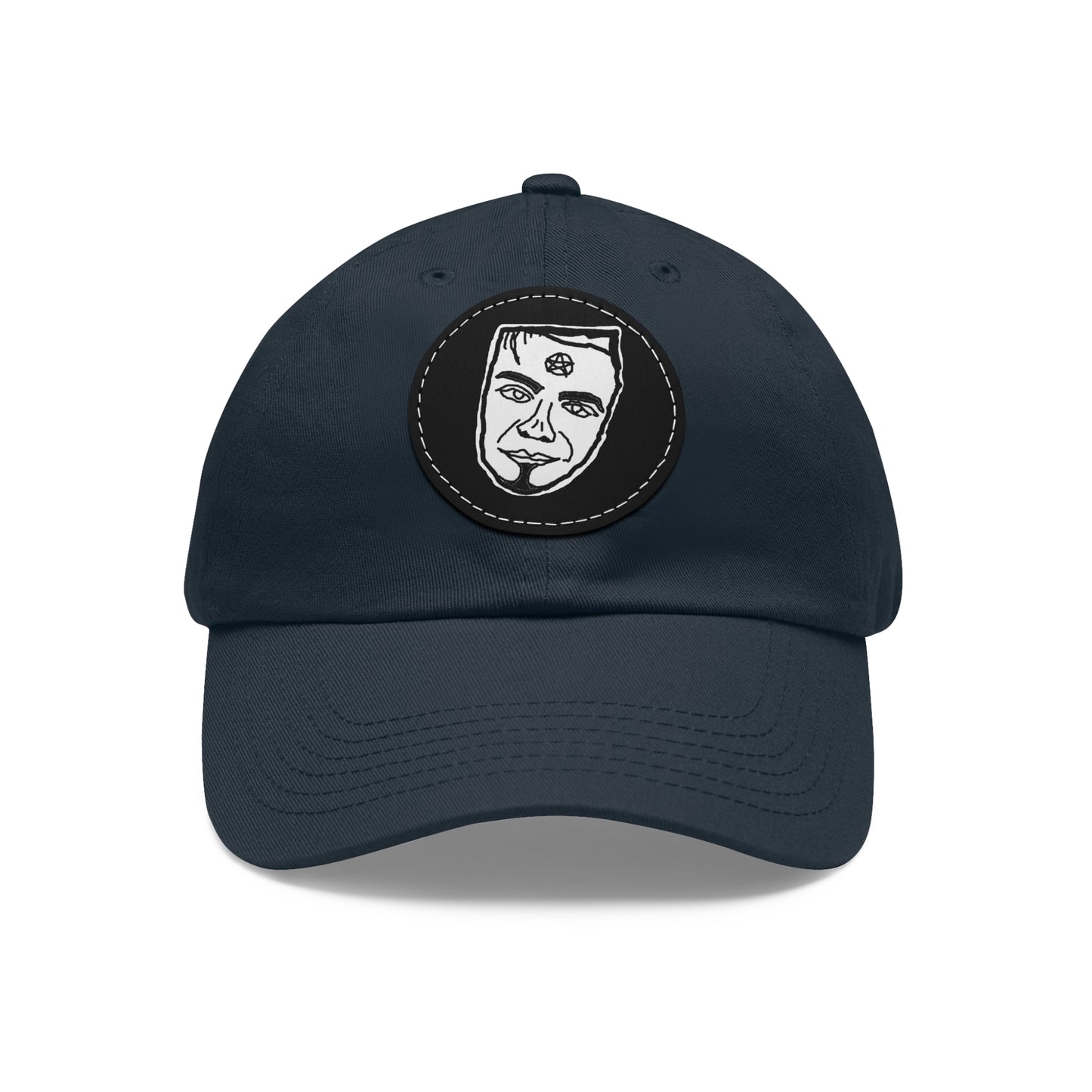 TROL Dad Hat with Leather Patch (Round)