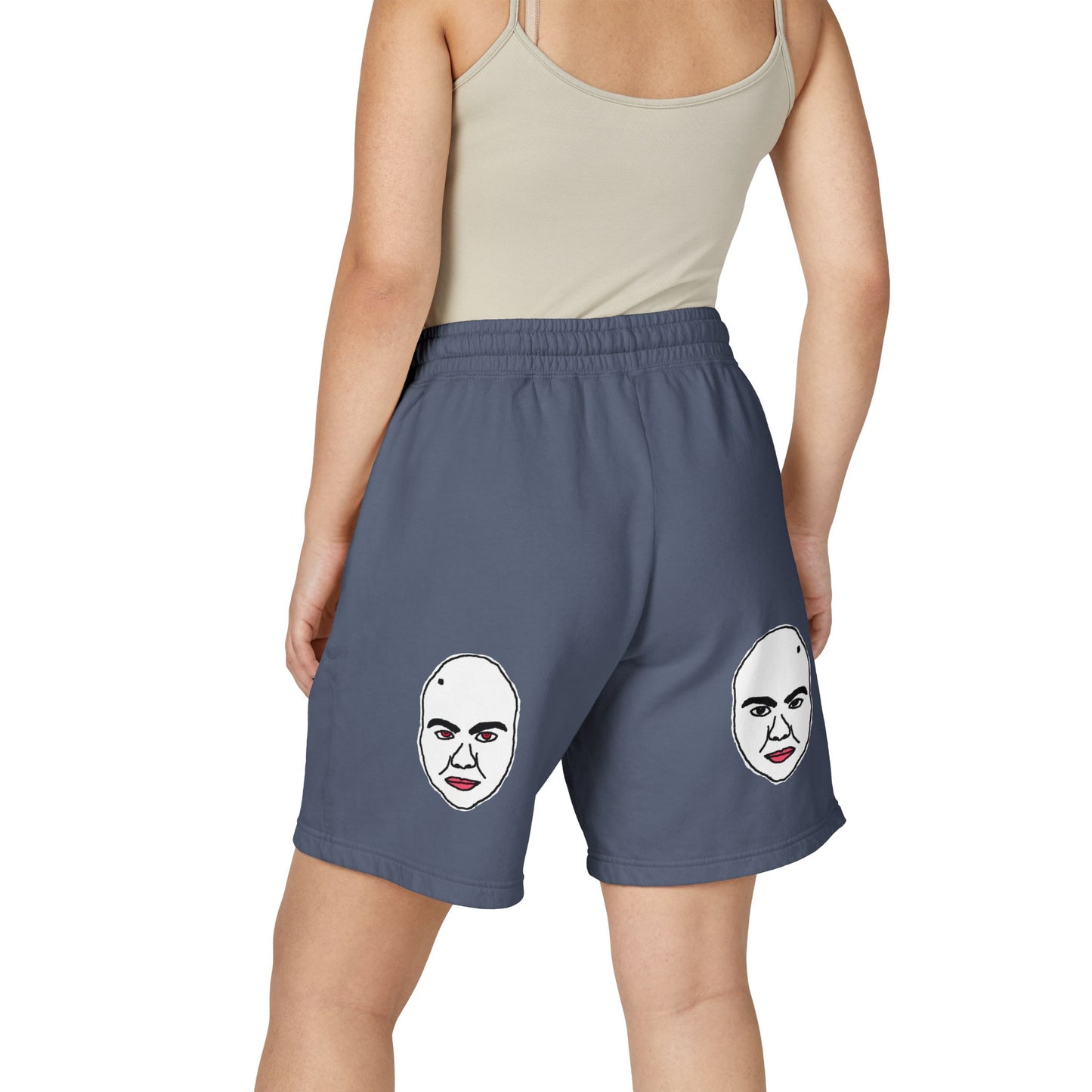 TROL Unisex Garment-Dyed Lightweight Fleece Sweat Shorts