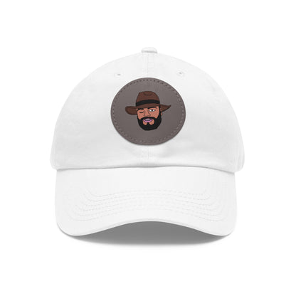 TROL Dad Hat with Leather Patch (Round)