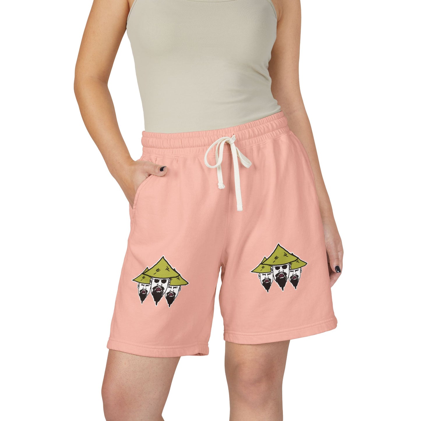 TROL Unisex Garment-Dyed Lightweight Fleece Sweat Shorts