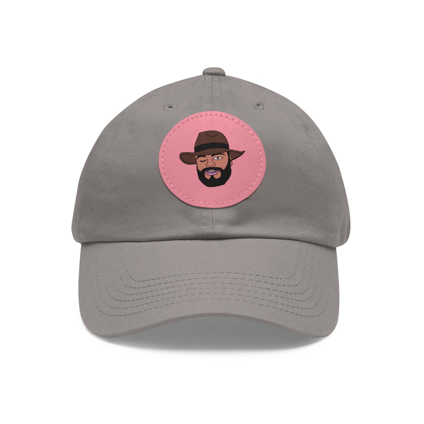 TROL Dad Hat with Leather Patch (Round)