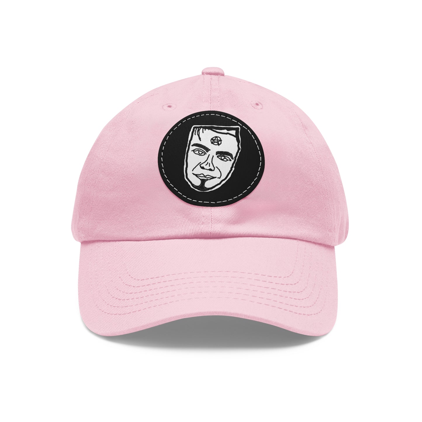 TROL Dad Hat with Leather Patch (Round)