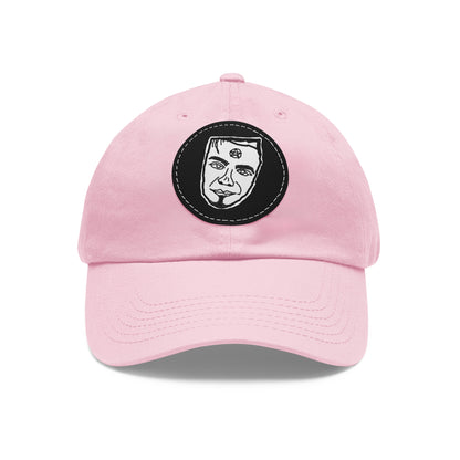 TROL Dad Hat with Leather Patch (Round)