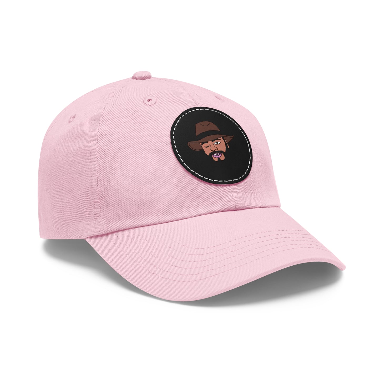 TROL Dad Hat with Leather Patch (Round)