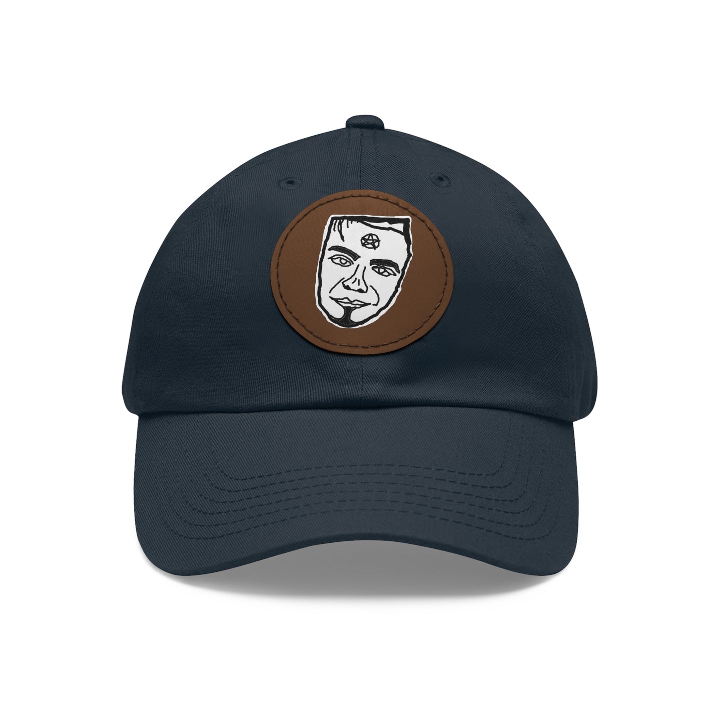 TROL Dad Hat with Leather Patch (Round)