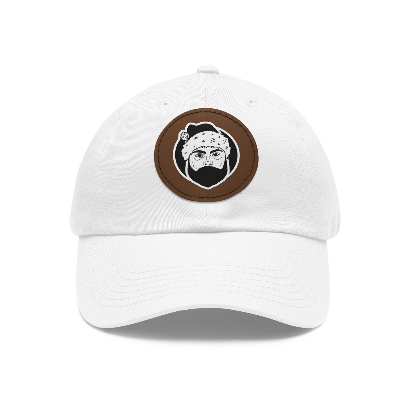 TROL Dad Hat with Leather Patch (Round)