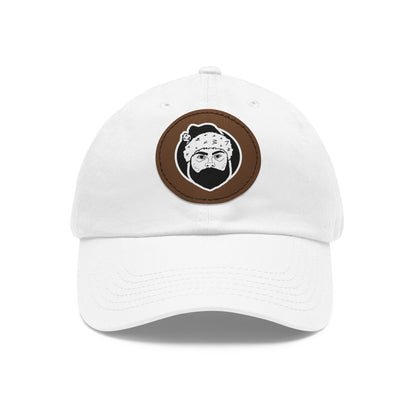 TROL Dad Hat with Leather Patch (Round)